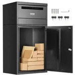VEVOR Paketbriefkasten 500x325x909 mm, Paketkasten mit Schloss, Paketbriefbox...