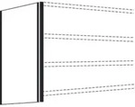 Seiten-Endwand f&uuml;r B&uuml;ro-Regal Progress 500 TxH 60x190cm lichtgrau