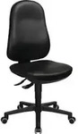 TOPSTAR 8170D10H Arbeitsdrehstuhl Point 70 Rollen Kunstlederpolster schwarz 410-