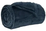 vidaXL &Uuml;berwurfdecke Marineblau 240 x 270 cm Fleece
