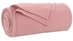 vidaXL &Uuml;berwurfdecke Rosa 270 x 240 cm Fleece