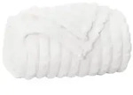 vidaXL &Uuml;berwurfdecke Wei&szlig; 240 x 220 cm Fleece