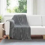 vidaXL Wohndecken 6 pcs Dunkelgrau 150 x 130 cm Fleece
