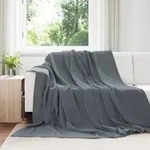 vidaXL Wohndecken 6 pcs Dunkelgrau 220 x 240 cm Fleece