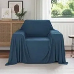 vidaXL Wohndecken 6 pcs Marineblau 210 x 140 cm Fleece