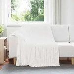 vidaXL Wohndecken 6 pcs Wei&szlig; 200 x 150 cm Fleece