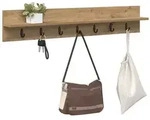vidaXL Wandmontierter nachttisch Artisan-Eiche 100 x 10,5 x 18 cm