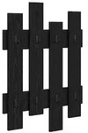 vidaXL Wandmontierter nachttisch Schwarz Eichen-Optik 60 x 3 x 82 cm