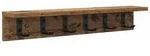 vidaXL Wandmontierter nachttisch Altholz 60 x 10.5 x 10.5 cm