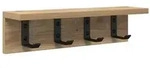 vidaXL Wandmontierter nachttisch Artisan-Eiche 40 x 10,5 x 10,5 cm