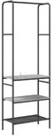 vidaXL Kleiderst&auml;nder Grau Sonoma 60 x 30 x 171 cm Holzwerkstoff