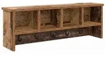 vidaXL Wandmontierter nachttisch Altholz 75 x 16 x 26 cm Holzwerkstoff
