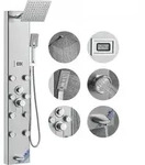 VEVOR Duschpaneelsystem, 5 Duschmodi, Duschpaneelturm mit Digitalanzeige,...