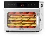 VEVOR D&ouml;rrger&auml;t D&ouml;rrautomat 6 Edelstahlschalen, elektrischer 400 W...