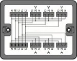 WAGO 899-631/100-000 Verteiler-Box 899 25A Schwarz 1St.