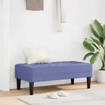 vidaXL Bank Jeansblau 113x57x39 cm Stoff