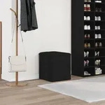 vidaXL Aufbewahrungsbank Schwarze Eiche 42x42x45 cm Massivholz