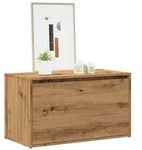 vidaXL Flurbank 80x40x45 cm Artisan-Eiche Holzwerkstoff