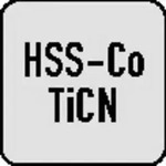 Bohrnutenfr&auml;ser TypN D.10mm HSS-Co8 TiCN Weldon Z.2 lang TECWERK