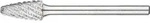 PFERD TOOLS 21230084 Fr&auml;sstift Rundbogen L&auml;nge 43mm Produktabmessung, &Oslash; 6mm