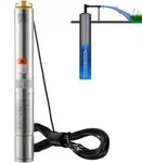 VEVOR Tiefbrunnen-Tauchpumpe, 370 W, 230 V, 50 Hz, 5,3 m3/h max. Durchfluss, 50 m