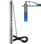VEVOR Tiefbrunnen-Tauchpumpe, 1100 W, 230 V, 50 Hz, 7,1 m3/h max. Durchfluss,...