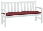 vidaXL Gartenbank-Auflage Melange Weinrot 150x50x7 cm Stoff