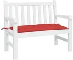 vidaXL Gartenbank-Auflage Rot 100x50x7 cm Oxford-Gewebe