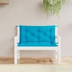 vidaXL Gartenbank-Auflagen 2 Stk. Hellblau 100x50x7 cm Oxford-Gewebe