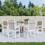 vidaXL Gartenstuhlauflagen f&uuml;r Niedriglehner 6 Stk. Taupe 100x50x3 cm