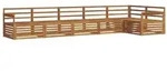 vidaXL Outdoor-Sofagarnitur 6 pcs Natur Massivholz Akazie
