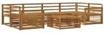 vidaXL Outdoor-Sofagarnitur 7 pcs Natur Massivholz Akazie
