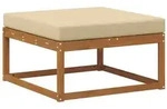 vidaXL Outdoor-Fu&szlig;hocker Massivholz Akazie Natur
