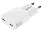 4smarts Netzladeger&auml;t PDPlug Slim Dual GaN 2C wei&szlig; - 30.000 WUSB Typ C