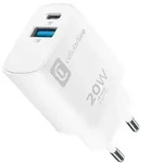 Cellularline Dual Port Travel Charger Apple PD White