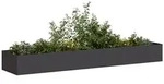 vidaXL Pflanzk&uuml;bel Schwarz 360x80x40 cm Stahl
