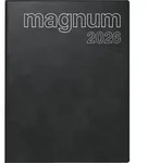 Buchkalender magnum 18,3x24cm 1 Woche/2 Seiten Kunststoff Catana schwarz 2026