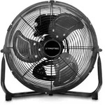 TROTEC Bodenventilator TVM 10 &ndash; 37 W, &Oslash; 25 cm, 3 Stufen, Metall-Design,