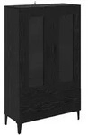 vidaXL Highboard mit Schubladen Schwarz Eichen-Optik 70 x 31 x 115 cm