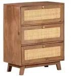vidaXL Sideboard 61x35x76 cm Massivholz Mango