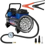 alca&reg; Kompressor, Autokompressor, Luftkompressor mit Licht, 10 bar, Anschluss an 12V