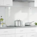vidaXL K&uuml;chenr&uuml;ckwand Transparent 100 x 60 cm Geh&auml;rtetes Glas