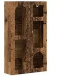 vidaXL H&auml;ngeschrank mit Regal Altholz 59 x 20 x 100 cm Holzwerkstoff