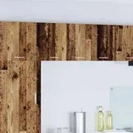 vidaXL H&auml;ngeschrank mit T&uuml;r 2 pcs Altes Holz und Wei&szlig; 30 x 31 x 40 cm