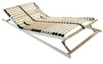vidaXL Bett-Lattenrost Braun 80 x 190 cm Massivholz Buche