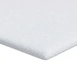 vidaXL Matratzenauflage Wei&szlig; 200 x 200 cm Jacquard Stoff