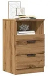 vidaXL Nachttische 2 Stk. Artisan-Eiche 40x36x65 cm Holzwerkstoff