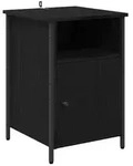 vidaXL Nachttisch Schwarz Eichen-Optik 40 x 42 x 60 cm Holzwerkstoff