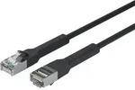 Lanview Network Cable CAT6A U/FTP (LSZH) 5m Black (LV-6AFTP-FLEX-ANG-05B-S)