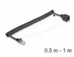 90668 - Netzwerkkabel RJ45, UTP, 1m, schwarz